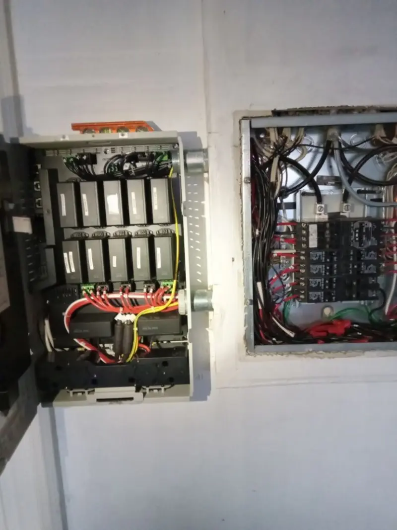 Electrical panel upgrade completed for Carbon Monoxide Detector Installation in Sandia Heights
